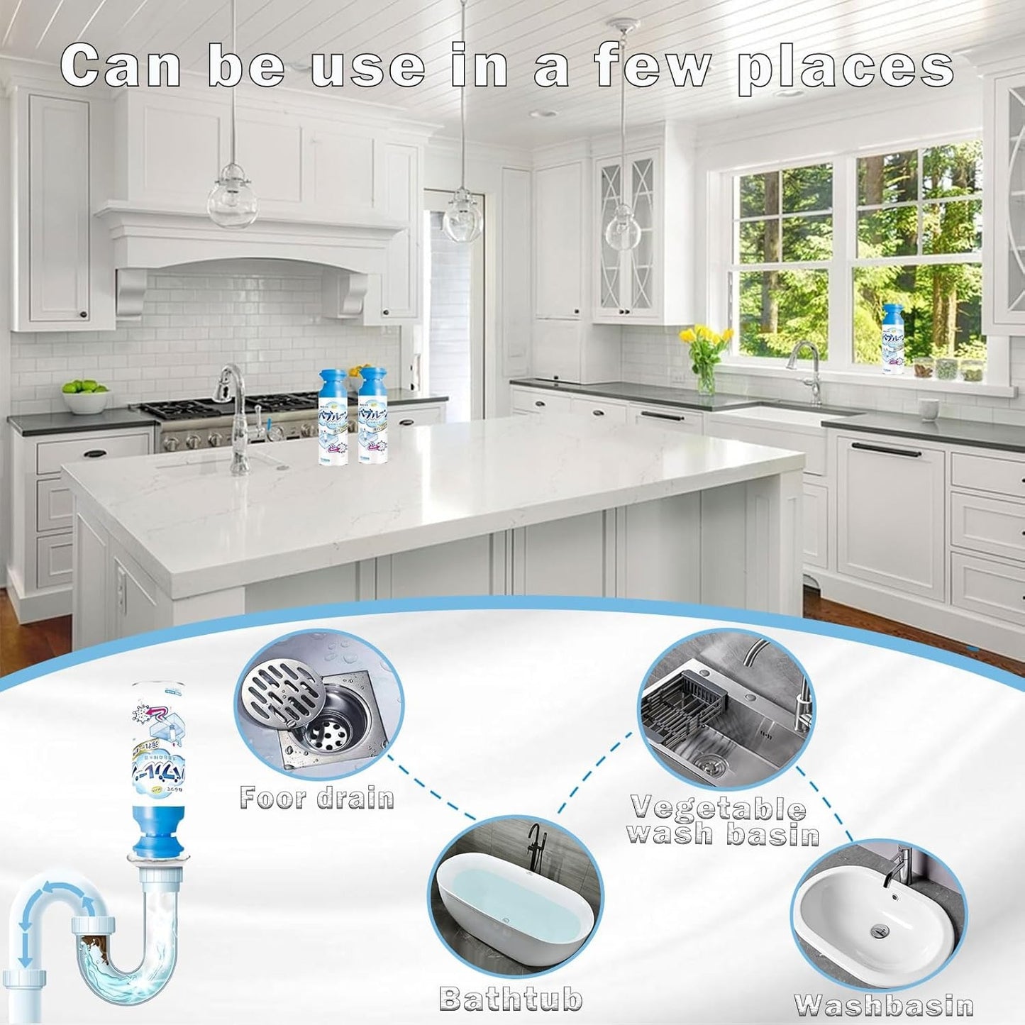 Pipe Cleaning Deodorizing Foam