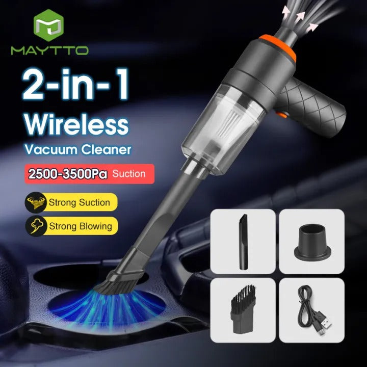 High-Power Mini Wireless Car Vacuum Cleaner