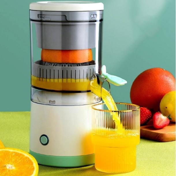 Electric USB Fruit Press Extractor - Fresh Juice Anytime.