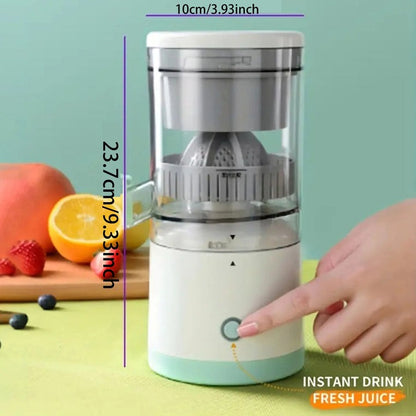 Electric USB Fruit Press Extractor - Fresh Juice Anytime.
