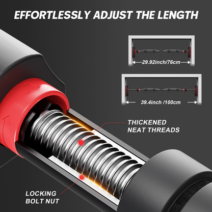 Heavy Duty Adjustable Pull Up Bar – Home Gym Strength Trainer