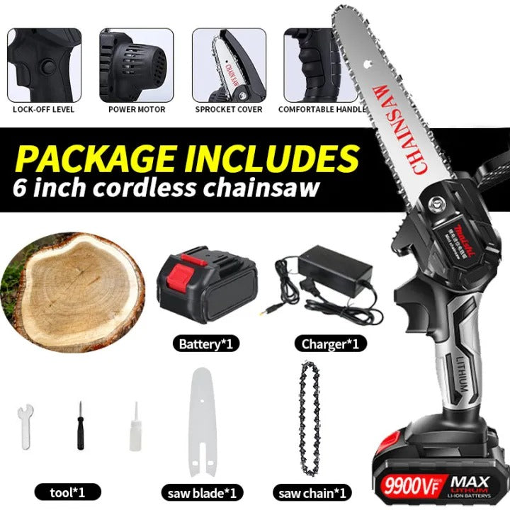 Rechargeable Cordless Mini Chainsaw